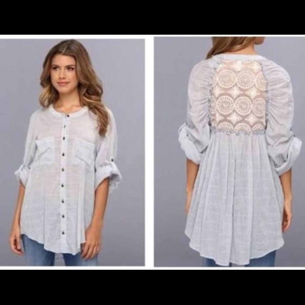 Free People Button Down